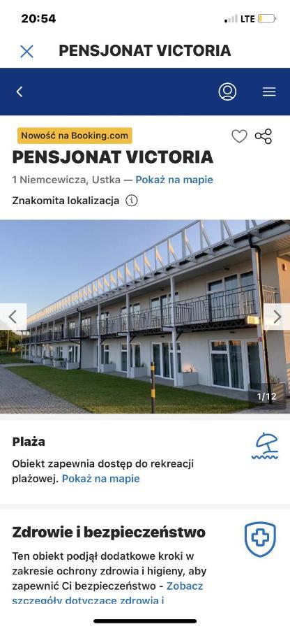 Pensjonat Victoria Устка Экстерьер фото